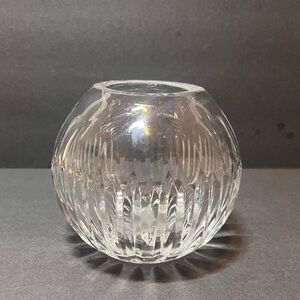 Ceska 5" Heavy Lead Crystal Etched / Signed Bowl‎ Centerpiece